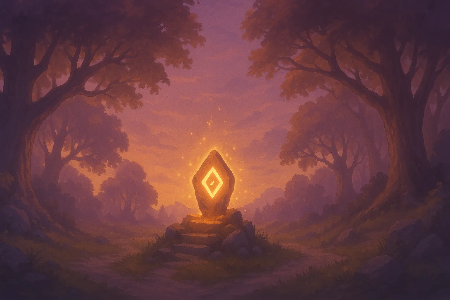 Rune background pattern